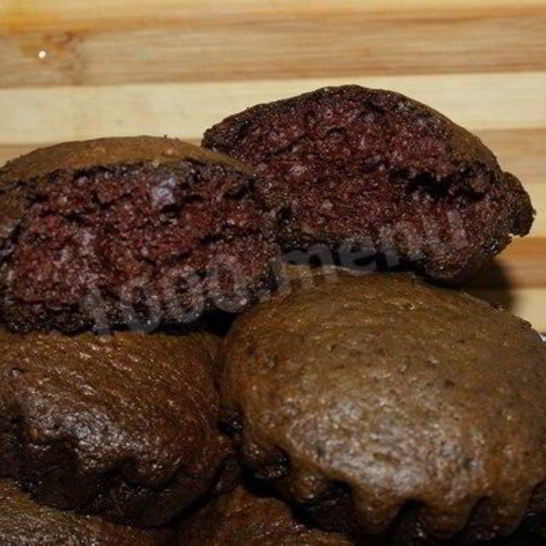 Рецепт быстрых шоколадных маффинов