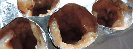 куриные маффины с гречкой и грибами. Шаг 6