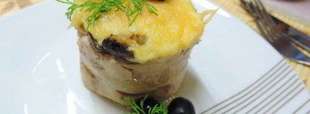 куриные маффины с гречкой и грибами. Шаг 9