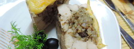 куриные маффины с гречкой и грибами. Шаг 10