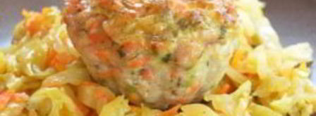 маффины из индейки с укропом. Шаг 5