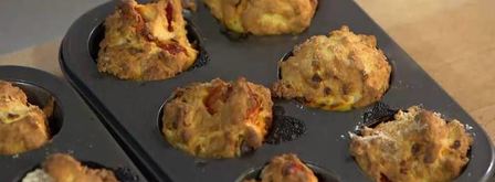 маффины с брынзой и помидорами. Шаг 8