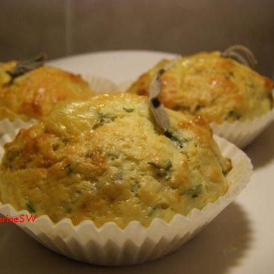 Рецепт маффинов с грюйером и шалфеем