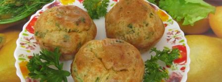 маффины с кабачком и сыром. Шаг 7