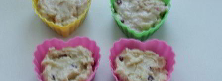 маффины с марципаном и брусникой. Шаг 6