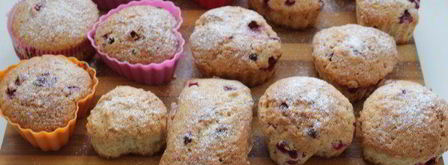 маффины с марципаном и брусникой. Шаг 7