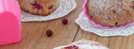 маффины с марципаном и брусникой. Шаг 8