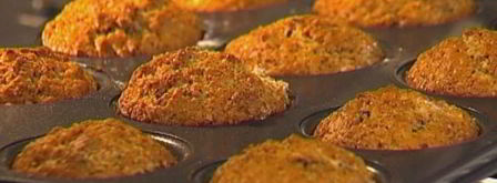 маффины с шоколадом и грецкими орехами. Шаг 8