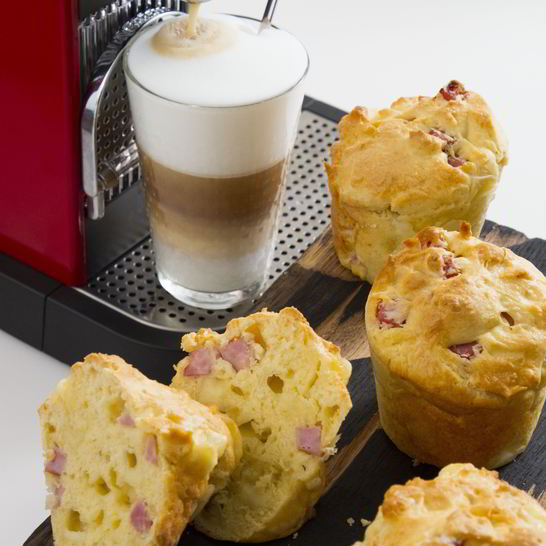 Рецепт маффинов с ветчиной и сыром