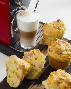 Маффины с ветчиной и сыром