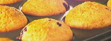 маффины с замороженной черникой и миндалем. Шаг 11