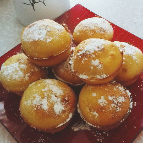 Рецепт манных маффинов с курагой