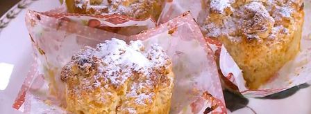 марципановые маффины с курагой. Шаг 11