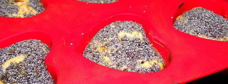 медовые маффины с бананом, корицей и маком. Шаг 9