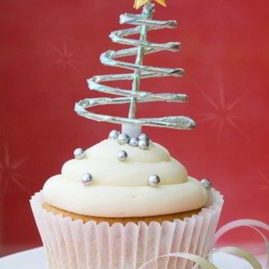 Рецепт новогодних маффинов с белым и темным шоколадом