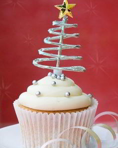 Новогодние маффины с белым и темным шоколадом