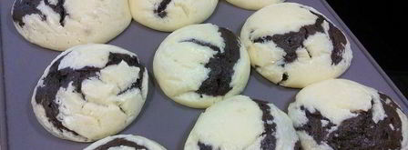 шоколадные маффины под сливочной шапочкой. Шаг 8