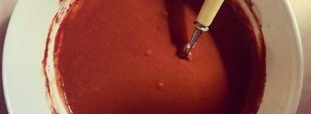 шоколадные маффины с апельсином и грецкими орехами. Шаг 3