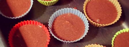 шоколадные маффины с апельсином и грецкими орехами. Шаг 8