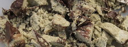 шоколадные маффины с халвой. Шаг 3