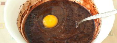 шоколадные маффины с малиной. Шаг 2