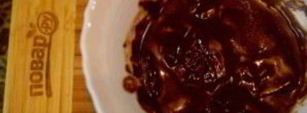 шоколадные маффины с жидкой начинкой. Шаг 2