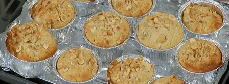 яблочные маффины на кефире с орехами и отрубями. Шаг 10