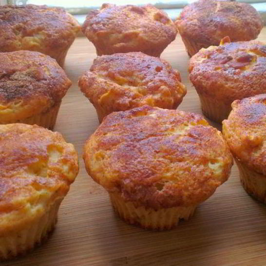 Рецепт яблочных маффинов с корицей