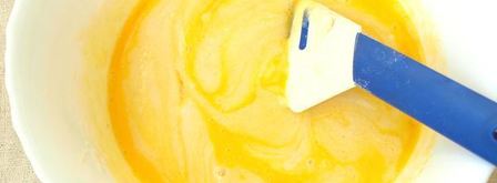 манник на кефире с яблоками. Шаг 3