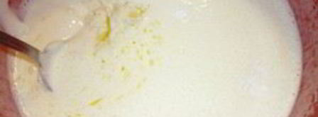 манник на кефире в мультиварке. Шаг 3