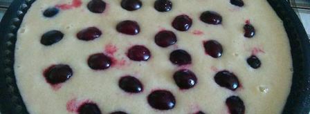 манник с вишней. Шаг 5