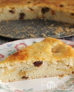 Манник с яблоками