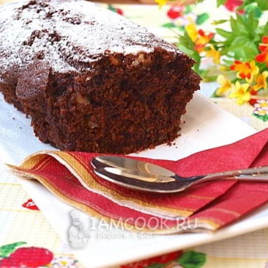 Рецепт постного шоколадного манника