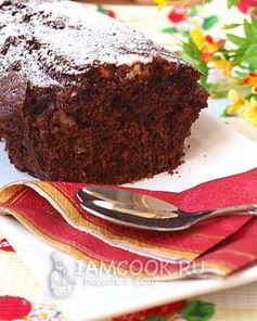 Постный шоколадный манник