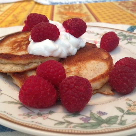 Рецепт банановых оладий на ржаной муке