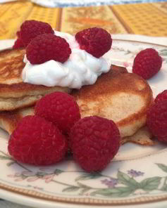 Банановые оладьи на ржаной муке