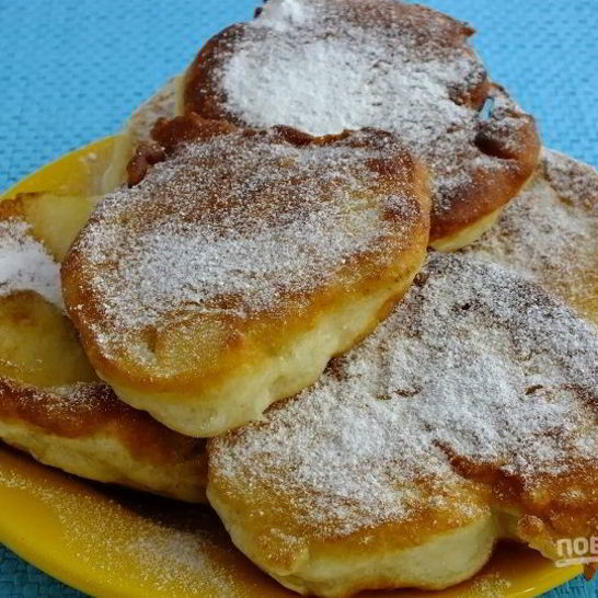 Рецепт дрожжевых оладий на молоке