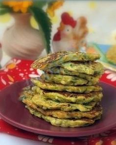 Кабачковые оладушки с сыром