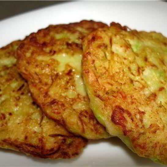 Рецепт кабачковых оладий с бананами