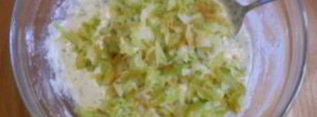 капустные оладушки на кефире. Шаг 8