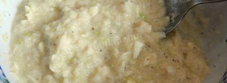 капустные оладьи из капусты. Шаг 6