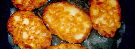 кукурузные оладьи с курицей. Шаг 25