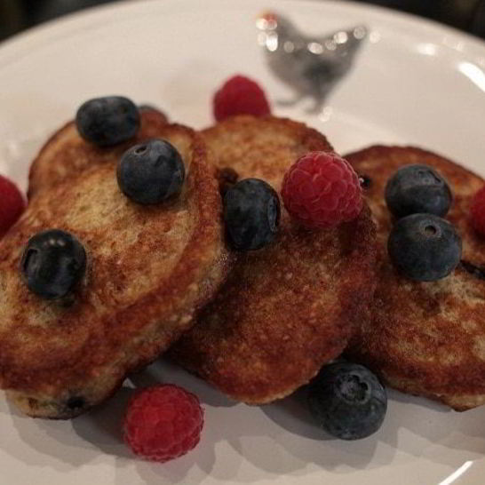 Рецепт миндально-банановых оладушки