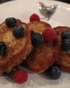 Миндально-банановые оладушки