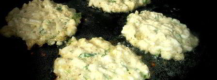 оладушки из китайской капусты с брынзой. Шаг 11