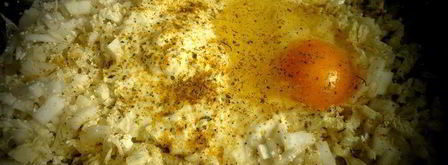 оладушки из китайской капусты с брынзой. Шаг 7