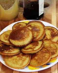 Оладушки из квиноа и кукурузной муки без глютена