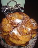 Оладушки с яблоками