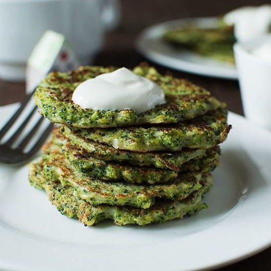 Рецепт оладий из брокколи в духовке