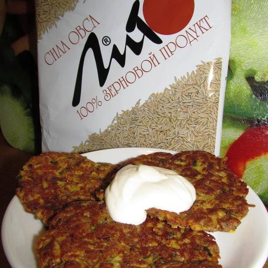 Рецепт оладий из кабачков и отрубей лито